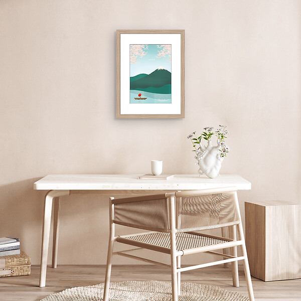 DADA ART - Image encadree +pp naturel 30x40 cm - 45117 - large