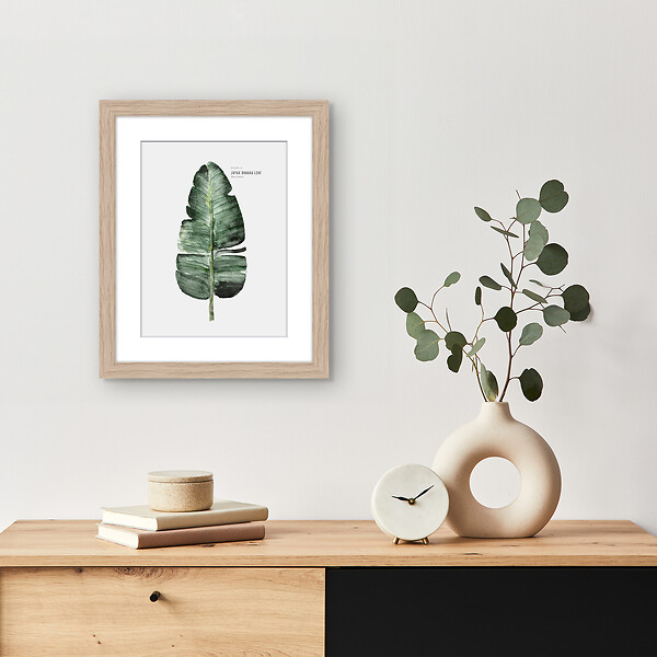 DADA ART - Image encadrée bois naturel - 24x30cm - large