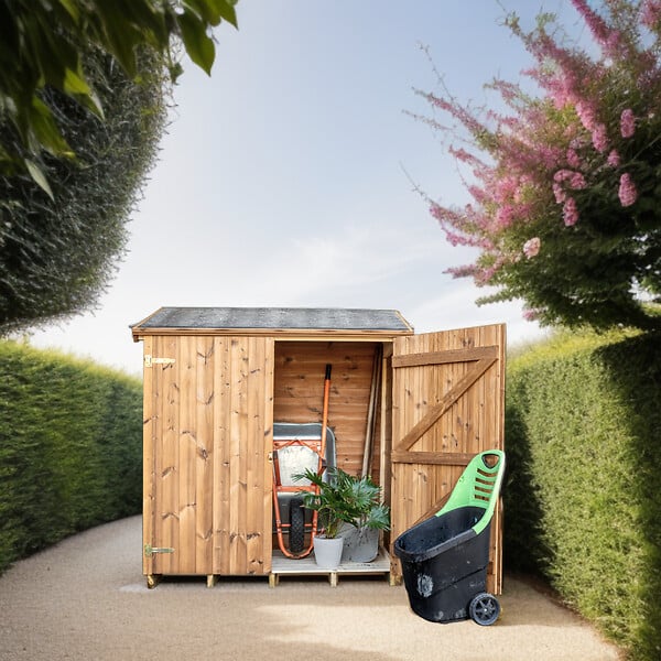 HABRITA - Abri de jardin - Bois - 19mm - 1.05m2 - large