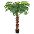 VIDAXL - vidaXL Palmier Cycas artificiel avec pot 160 cm Vert - vignette
