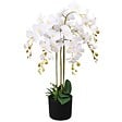 VIDAXL - vidaXL Plante artificielle avec pot Orchidée 75 cm Blanc - vignette