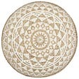 VIDAXL - vidaXL Pouf fait à la main Blanc 45x30 cm Jute - vignette