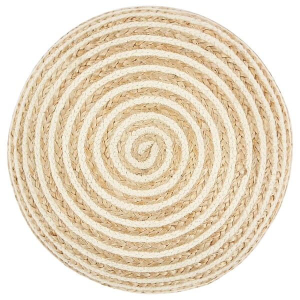 VIDAXL - vidaXL Pouf fait à la main 45x30 cm Jute - large