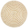 VIDAXL - vidaXL Pouf fait à la main 45x30 cm Jute - vignette