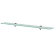 VIDAXL - vidaXL Étagère murale pour salon chambre salle de bain Verre 80x20 cm 8 mm - vignette