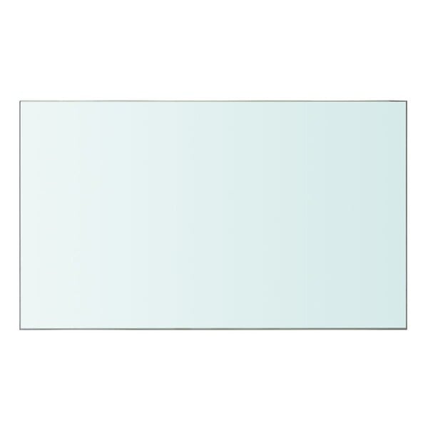 VIDAXL - vidaXL Panneau pour étagère de salon chambre Verre transparent 50 x 30 cm - large
