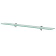 VIDAXL - vidaXL Étagère murale pour salon chambre salle de bain Verre 80x10 cm 8 mm - vignette