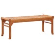 VIDAXL - vidaXL Banc de jardin 2 places 120 cm Bois d'eucalyptus solide - vignette