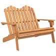 VIDAXL - vidaXL Banc de jardin Adirondack 126 cm bois massif d'acacia - vignette