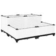 VIDAXL - vidaXL Lit surélevé 80x80x38 cm Polypropylène - vignette