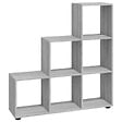 VIDAXL - vidaXL Bibliothèque escalier Sonoma gris 107 cm Bois d'ingénierie - vignette