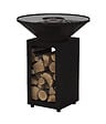 OYAT - Brasero barbecue B.B.O 58 - Acier - Noir - 58 cm - vignette