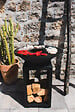 OYAT - Brasero barbecue B.B.O 58 - Acier - Noir - 58 cm - vignette