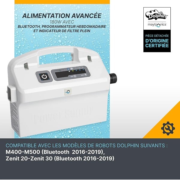 DOLPHIN - Alimentation Dyn Wt + Bluetooth Pour Robot Dolphin (voir Liste) - 9995679-ASSY - large