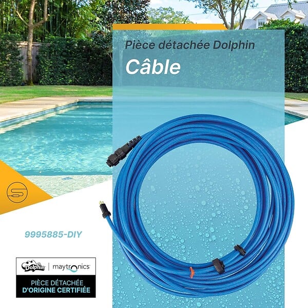 DOLPHIN - Cable D'alimentation 17m Pour Robot Dolphin S300 Et équivalent Voir Liste - 9995885-DIY - large