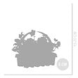 BLOOMIQUE - Lot de 1 - Helleborus Niger Christmas Carol - Rose de Noël - Plantes de jardin - H. 10-20 cm - vignette