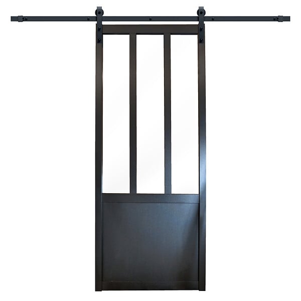 SKYLAB - Lot de porte Industrie - Noir -  L83xH204xP4cm - large