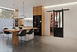 SKYLAB - Lot de porte Industrie - Noir -  L83xH204xP4cm - vignette