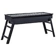 VIDAXL - vidaXL Barbecue portable de camping Acier inoxydable 60x22,5x33 cm - vignette