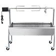 VIDAXL - vidaXL Rôtissoire pour barbecue électrique Acier inoxydable - vignette