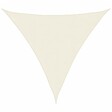 VIDAXL - vidaXL Voile de parasol tissu oxford triangulaire 3x3x3 m crème - vignette