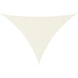 VIDAXL - vidaXL Voile de parasol tissu oxford triangulaire 3x4x5 m crème - vignette