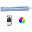 VIDAXL - vidaXL Déversoir pour cascade avec LED RVB Inox 60 cm - vignette