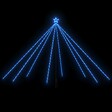 VIDAXL - vidaXL Sapin de Noël à  LED Intérieur/Extérieur 576 LED bleu 3,6 m - vignette