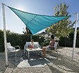 GARD&ROCK - Voile d'ombrage triangle AUSTRAL' en HDPE - Ivoire - 3.6x3.6x3.6m - vignette