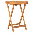 VIDAXL - vidaXL Table de jardin pliable Ø60x75 cm Bois d'eucalyptus solide - vignette