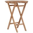 VIDAXL - vidaXL Table pliable de jardin 60 cm Bois de teck solide - vignette