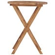 VIDAXL - vidaXL Table pliable de jardin 60 cm Bois de teck solide - vignette