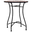 VIDAXL - vidaXL Table de bistro mosaïque Marron 60 cm Céramique - vignette