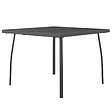 VIDAXL - vidaXL Table de jardin anthracite 100x100x72 cm Treillis d'acier - vignette
