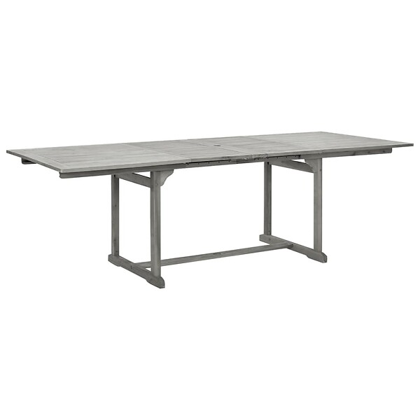 VIDAXL - vidaXL Table à dîner de jardin (160-240)x100x75cm Bois d'acacia massif - large