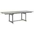 VIDAXL - vidaXL Table à dîner de jardin (160-240)x100x75cm Bois d'acacia massif - vignette