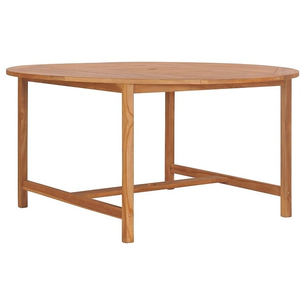 VIDAXL - vidaXL Table de jardin 150x76 cm Bois de teck solide - large