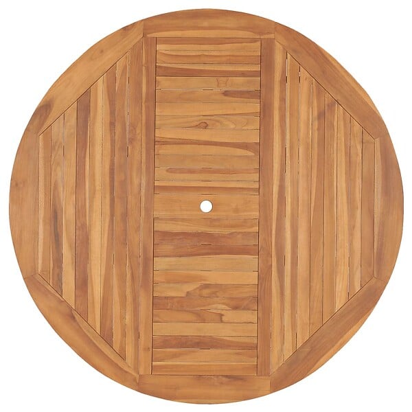 VIDAXL - vidaXL Table de jardin 150x76 cm Bois de teck solide - large