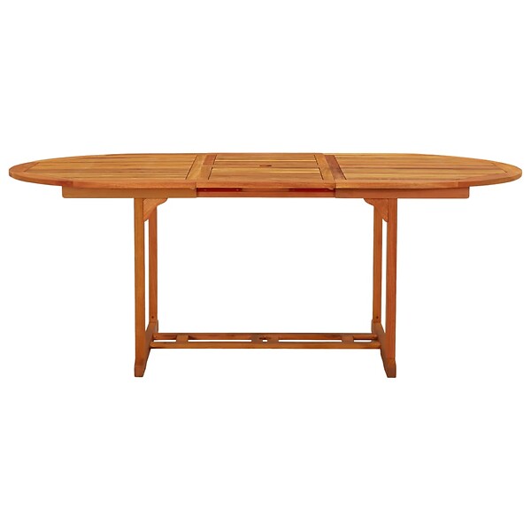 VIDAXL - vidaXL Table de jardin 200x100x75 cm Bois d'eucalyptus solide - large