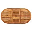 VIDAXL - vidaXL Table de jardin 200x100x75 cm Bois d'eucalyptus solide - vignette