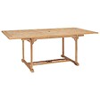 VIDAXL - vidaXL Table de jardin extensible 150-200x100x75 cm Teck solide - vignette