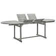 VIDAXL - vidaXL Table à dîner de jardin (160-240)x100x75cm Bois d'acacia massif - vignette
