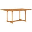 VIDAXL - vidaXL Table de jardin 150x90x75 cm Bois de teck massif - vignette