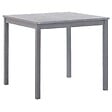 VIDAXL - vidaXL Table de jardin Gris 80x80x74 cm Bois d'acacia massif - vignette