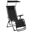 VIDAXL - vidaXL Chaises pliables de terrasse lot de 2 Textilène Noir - vignette