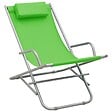VIDAXL - vidaXL Chaises à bascule lot de 2 Acier Vert - vignette
