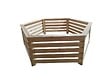 HABRITA - Habillage bois hexagonal - 2,35 x 1,84 x 0,71 m  - spas et piscines - vignette