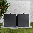 MON MARCHE DECO - Lot de 2 récupérateurs d'eau 126L + Kit de Jumelage Horizontal - vignette