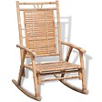 VIDAXL - vidaXL Chaise à  bascule en bambou - vignette