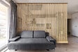 SKYLAB - Cloison décorative en bois brut Cascade - 250x80x11,3cm - vignette